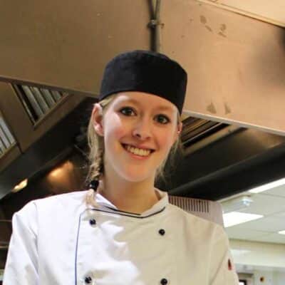 Professional Cookery apprentice Chloe Gardner