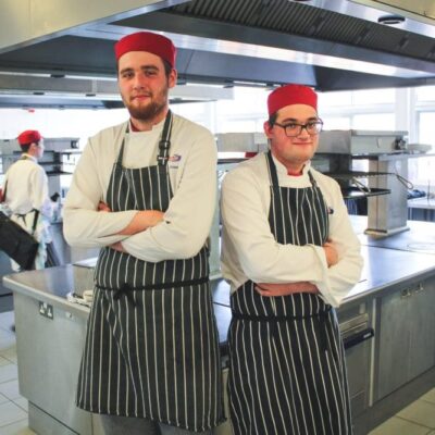 Ronan Cramner & James Bye Catering students
