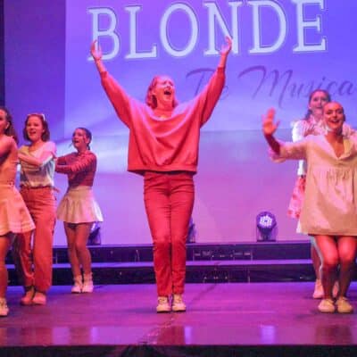 Stratford-Upon-Avon College performing arts legally blonde musical show