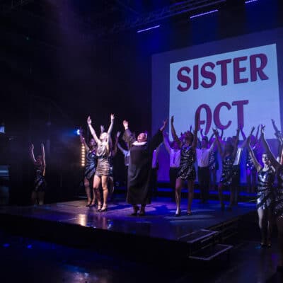 sister act performance at Stratford-Upon-Avon College