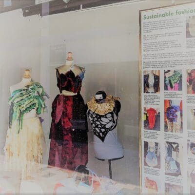 Fashion students exhibit work in Bell Court