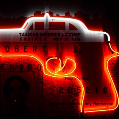 White Light Gallery neon gun