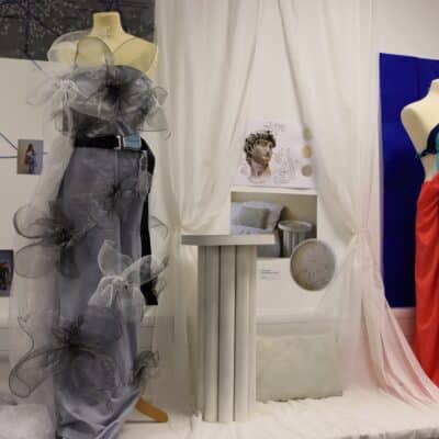 dresses from the visual arts exhibition