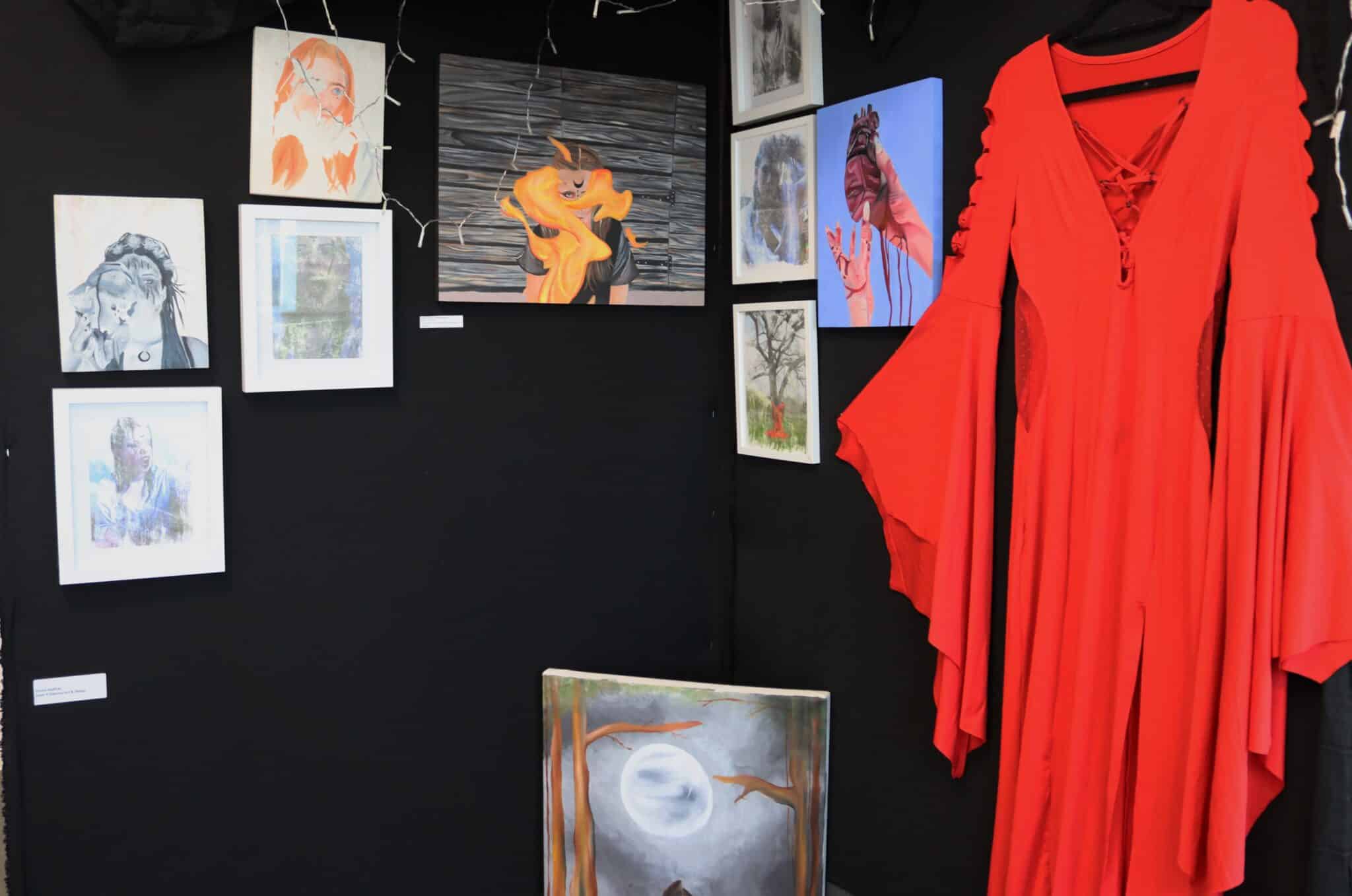 Visual Arts exhibition - pictures and clothes