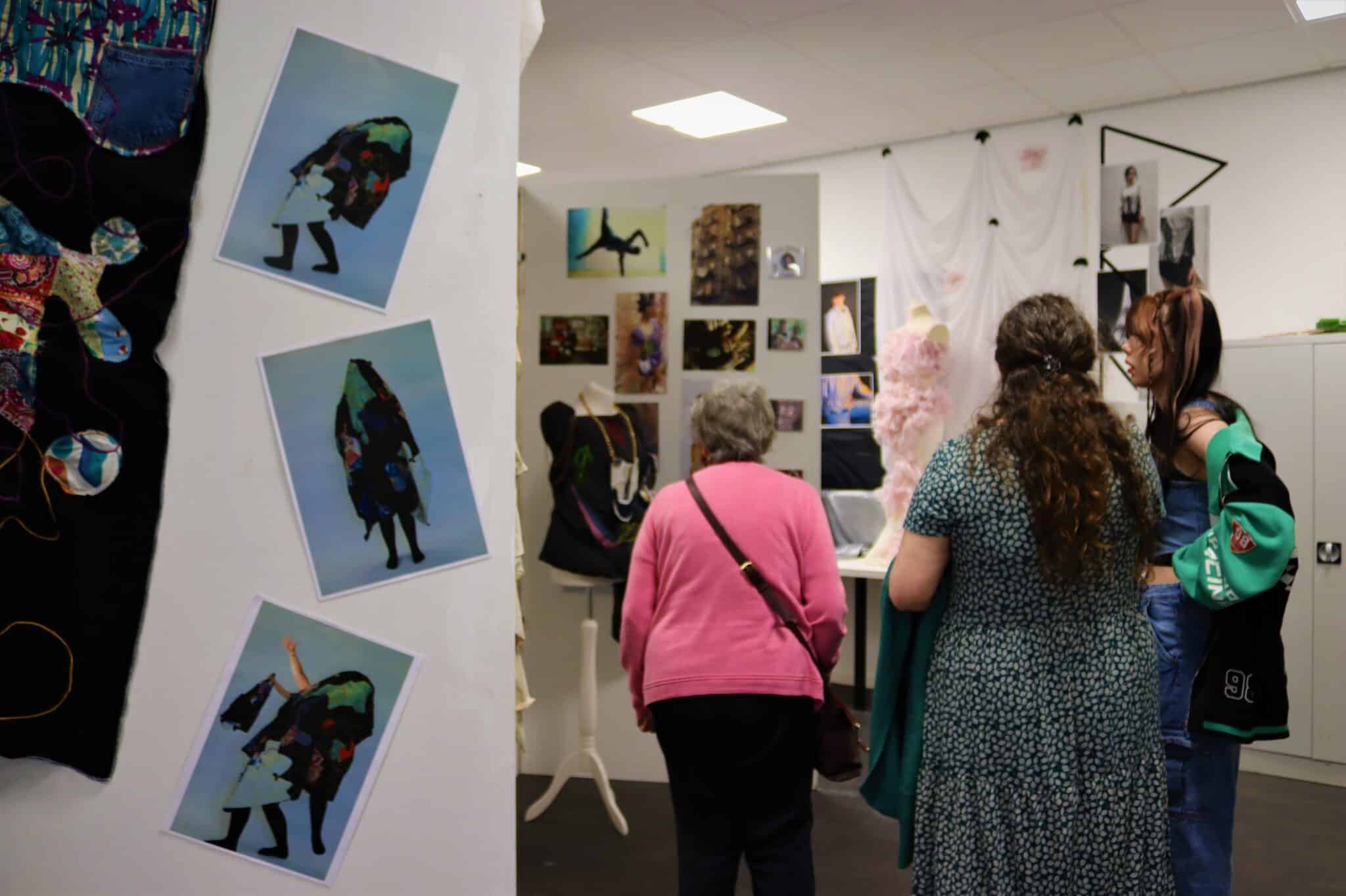 people visiting the exhibition