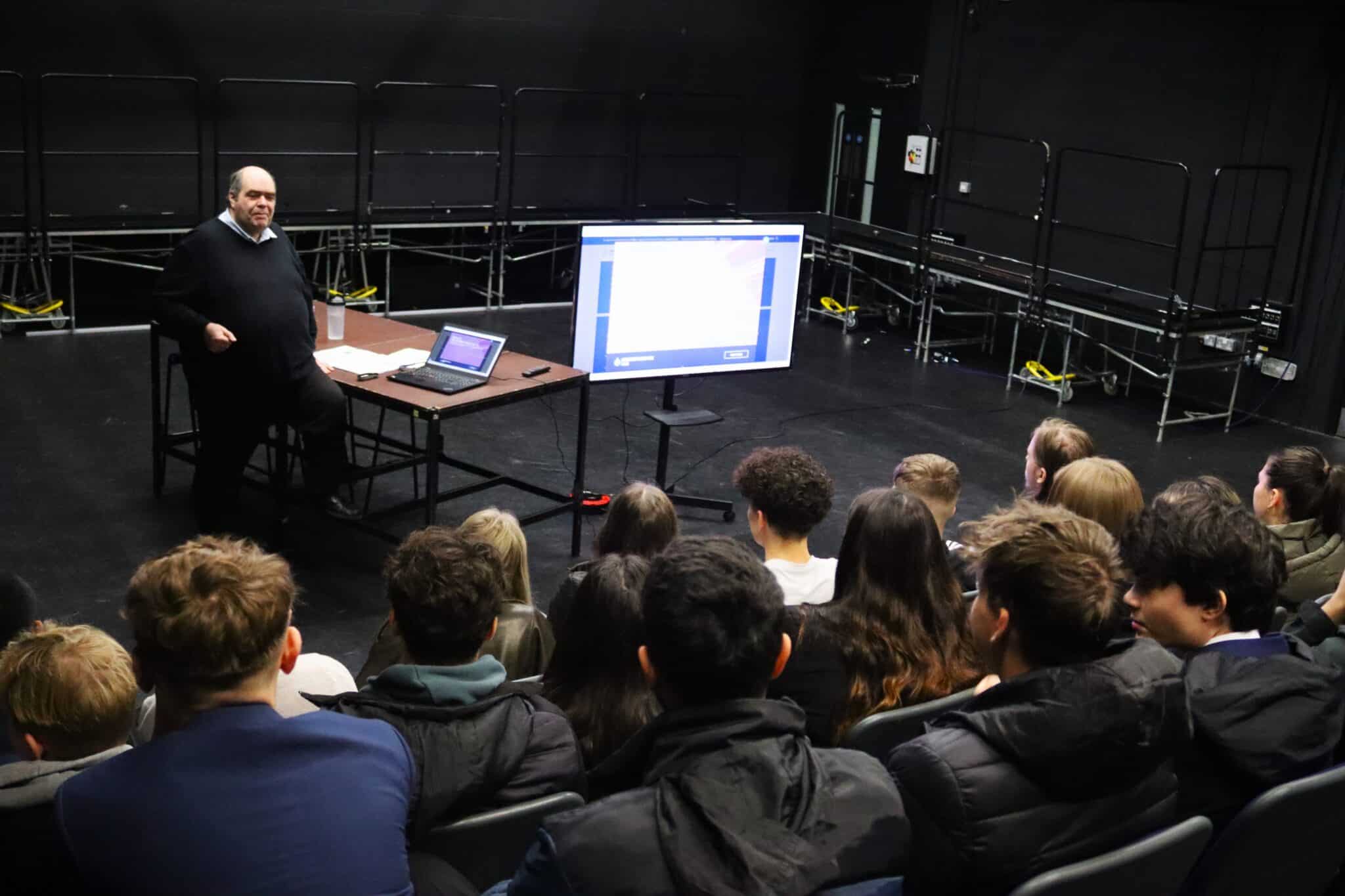 department for work and pensions talk to business students