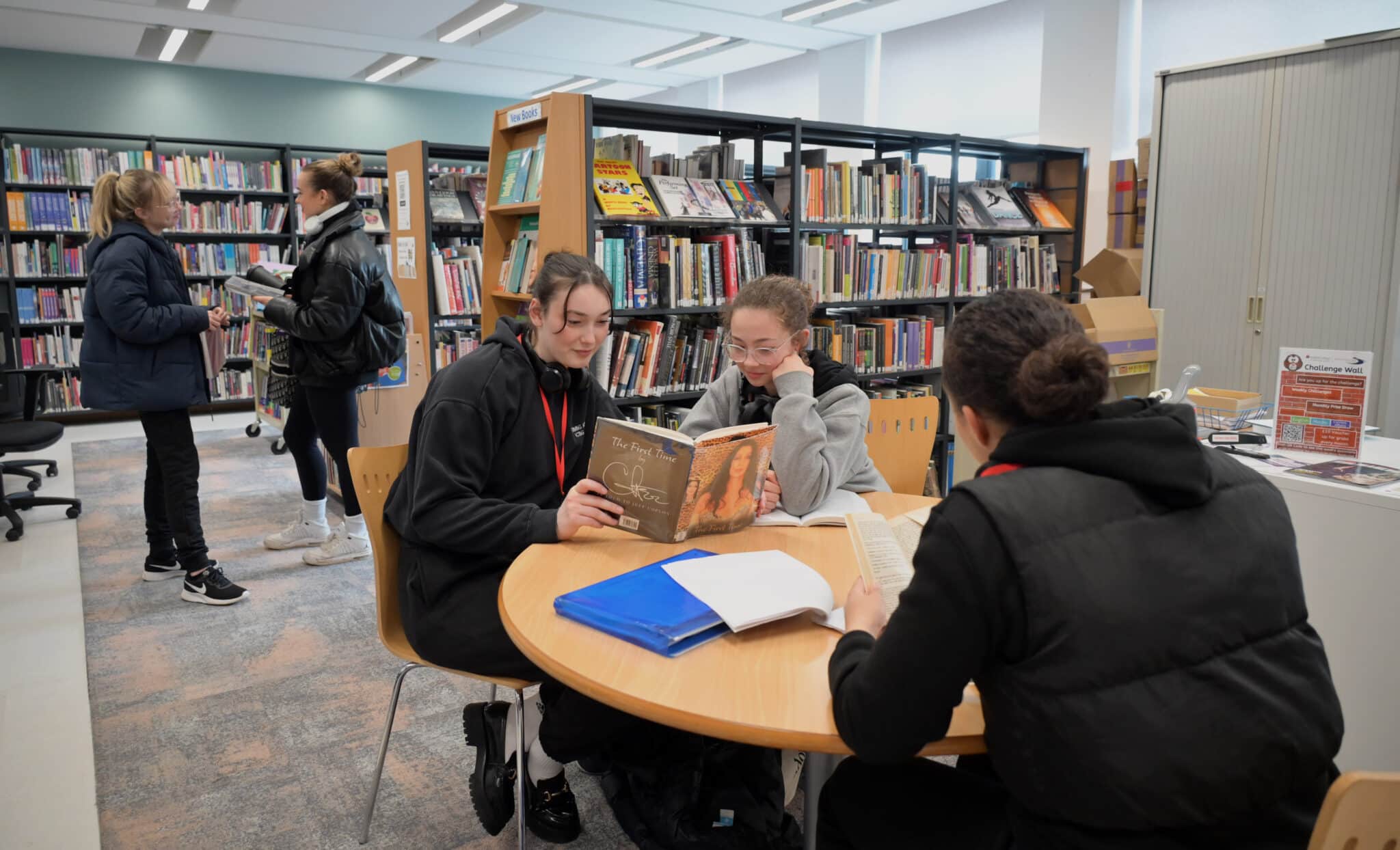 College showcases brand new campus - library
