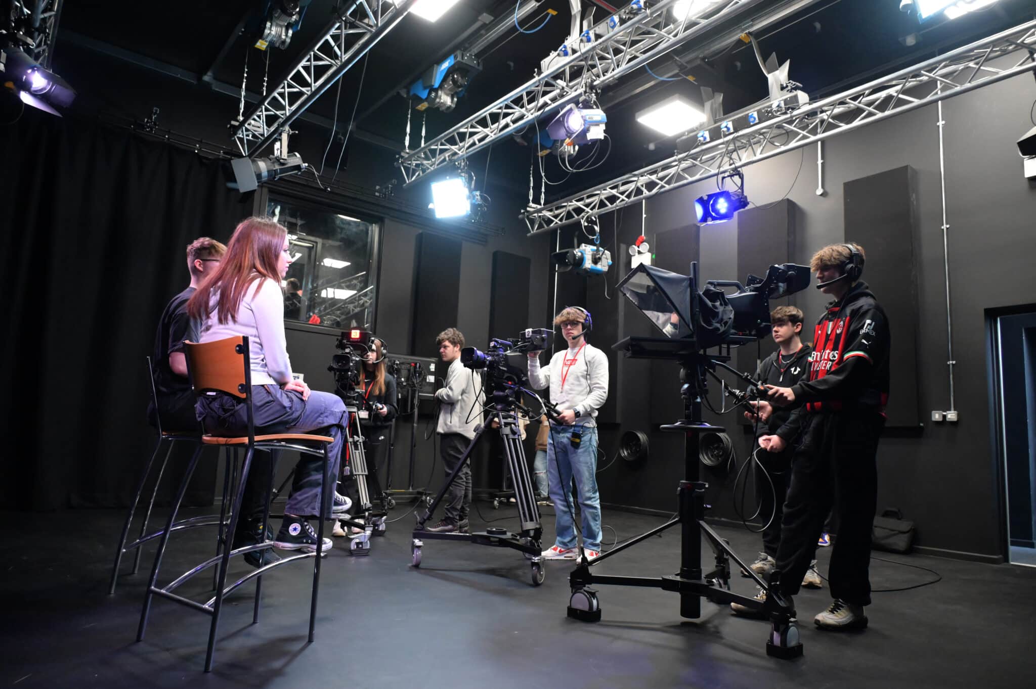 College showcases brand new campus - TV Studio