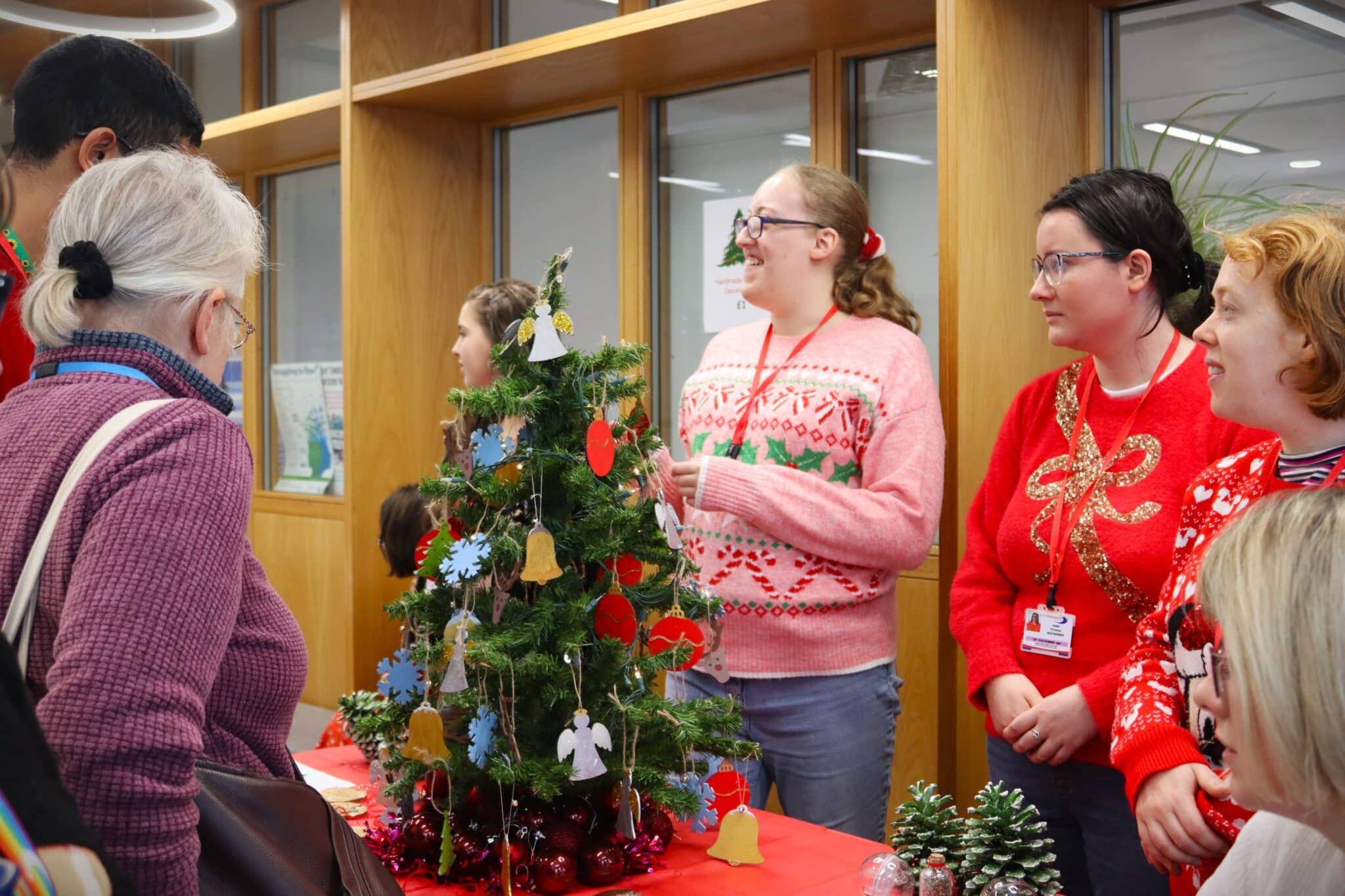 Foundation Learning students get into the Christmas business - students selling