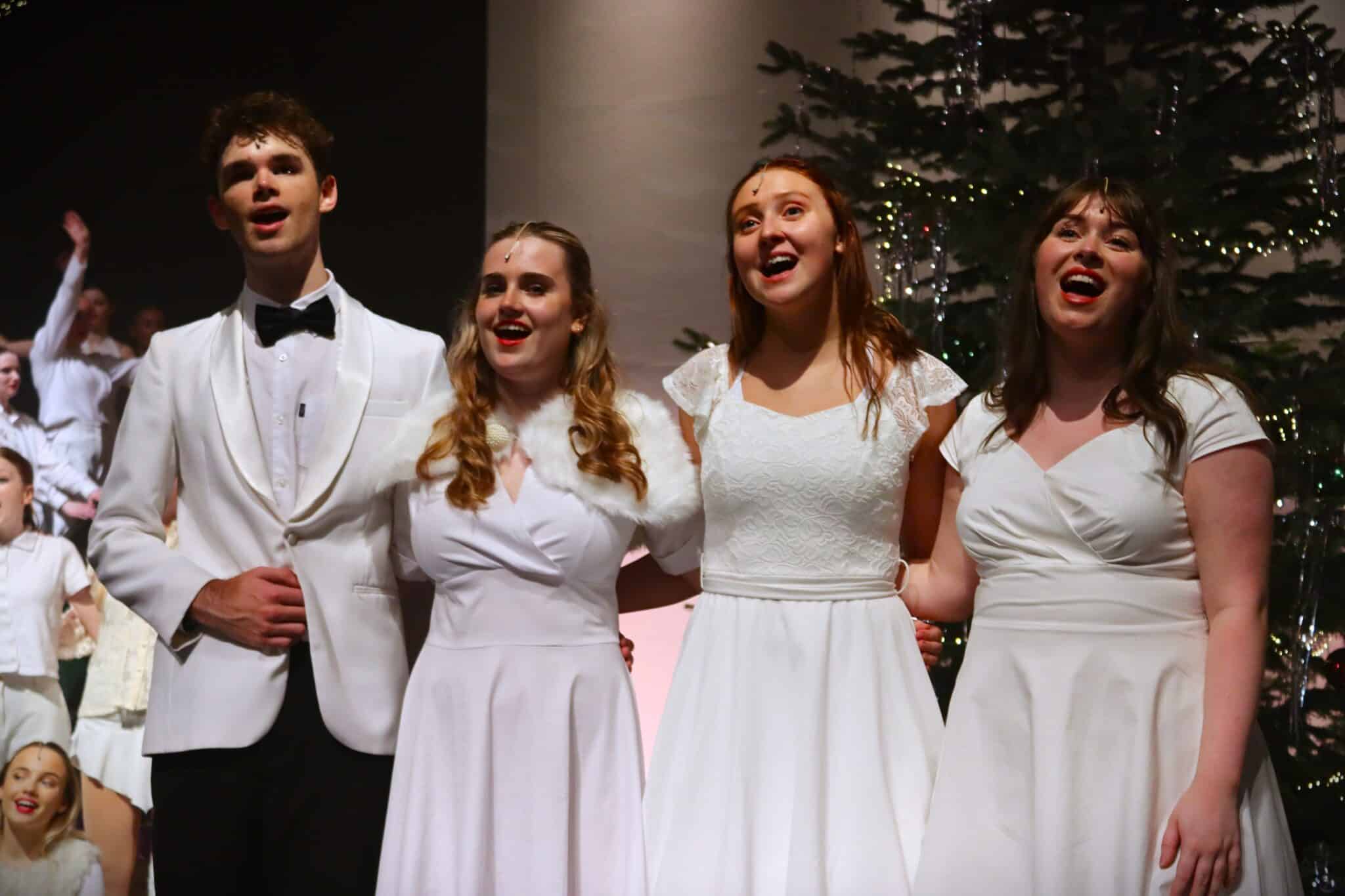 College Christmas variety show a huge hit - singing