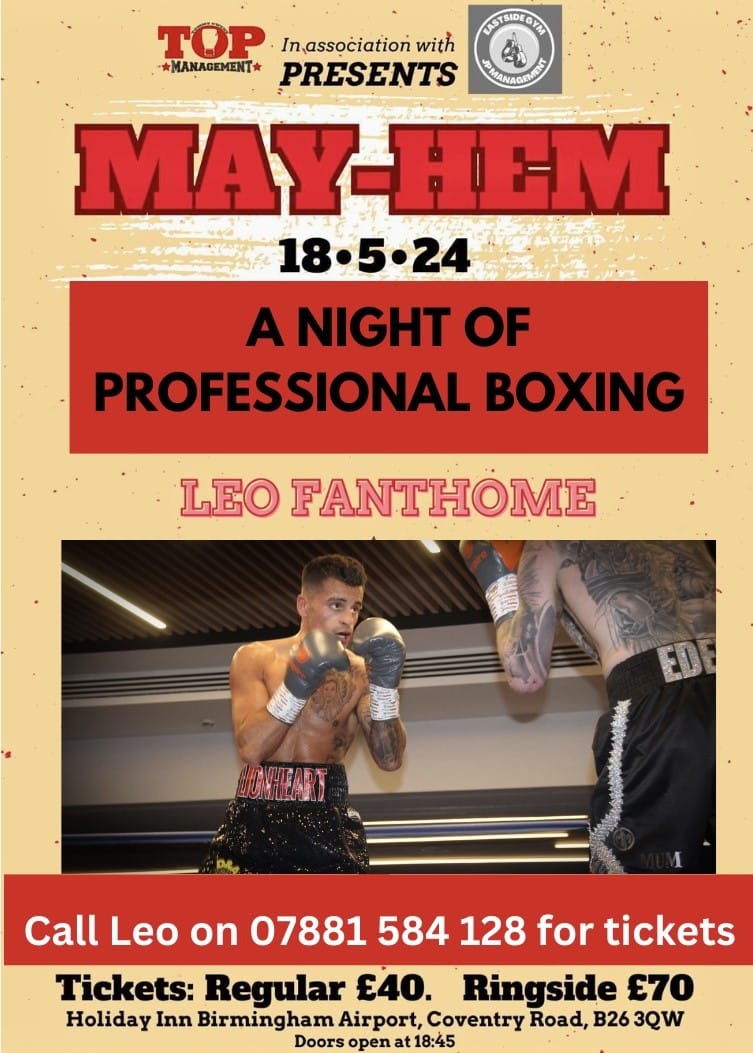 leo boxing poster