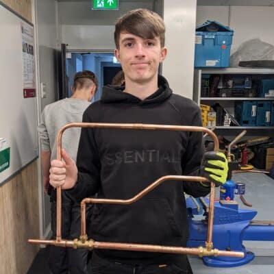 charlie with pipework