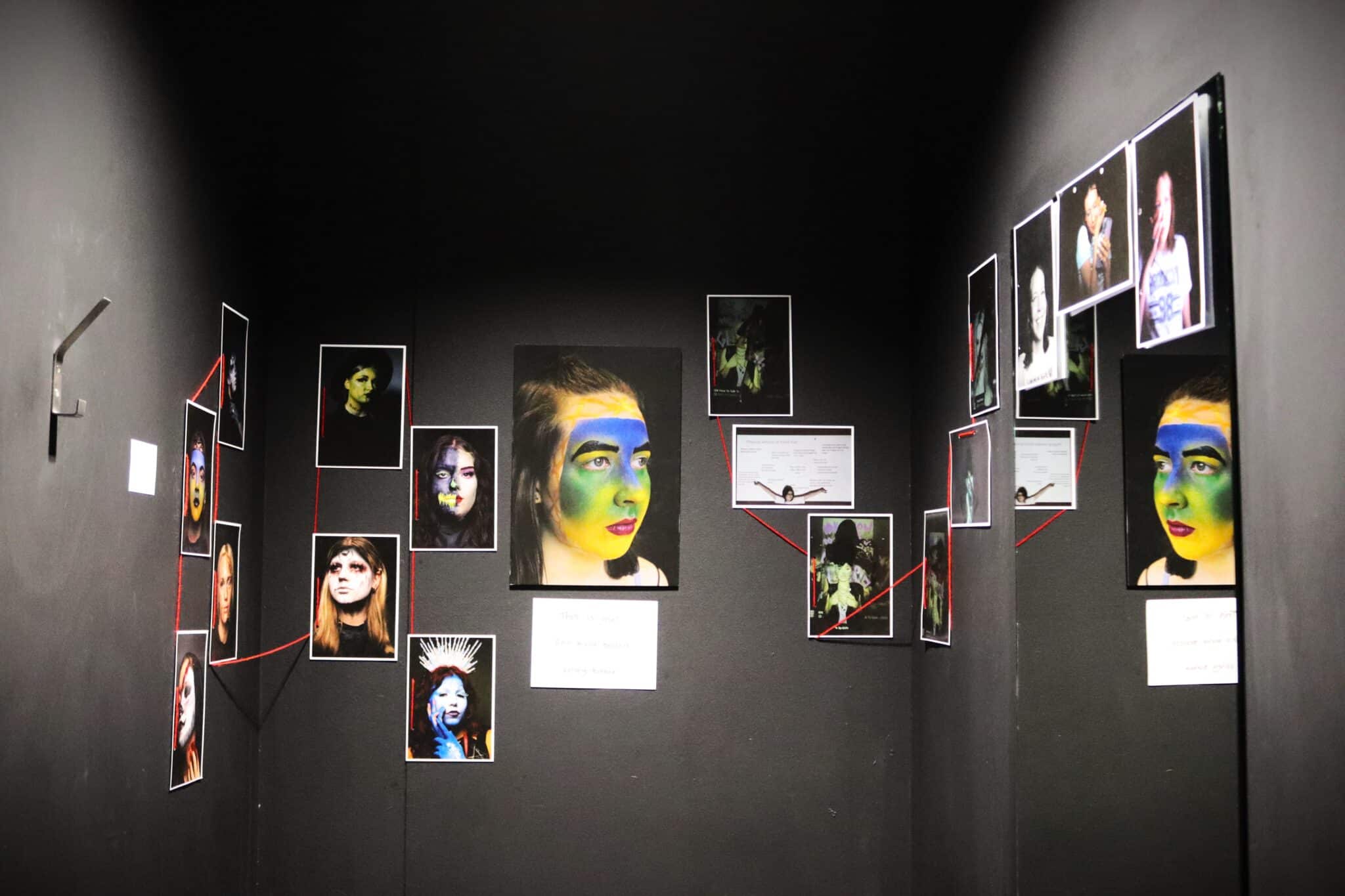 student's photography on display at end of year exhibition