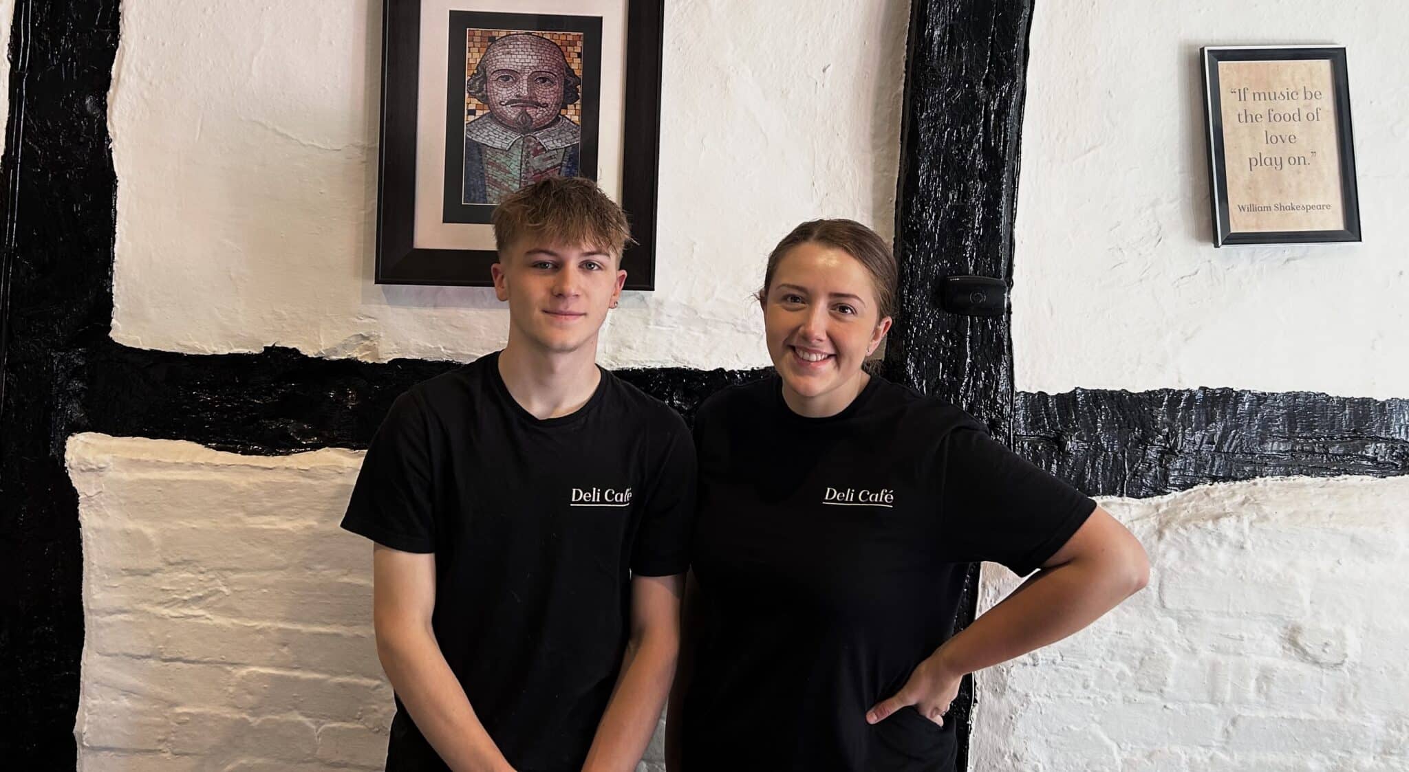 Former apprentice supports next generation - Daniel and Lauren at the Deli Cafe