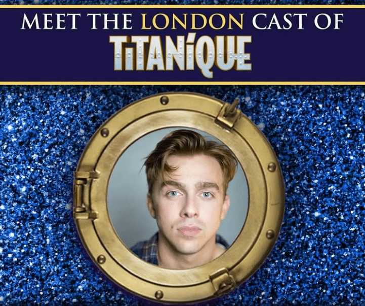 Stratford College student at Announcement cast picture for Titanique musical