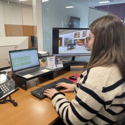 Girl at Computer