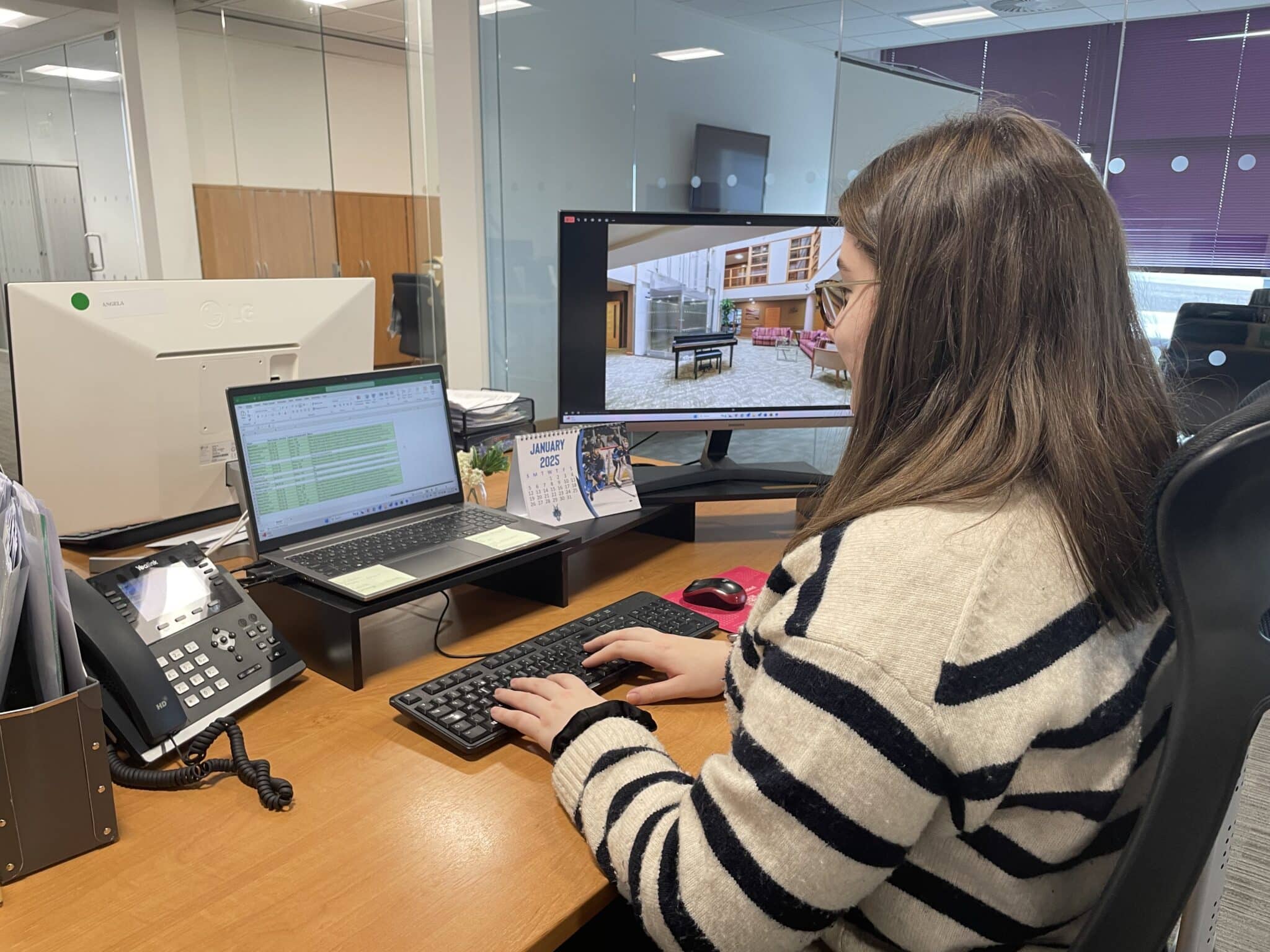 Girl at Computer