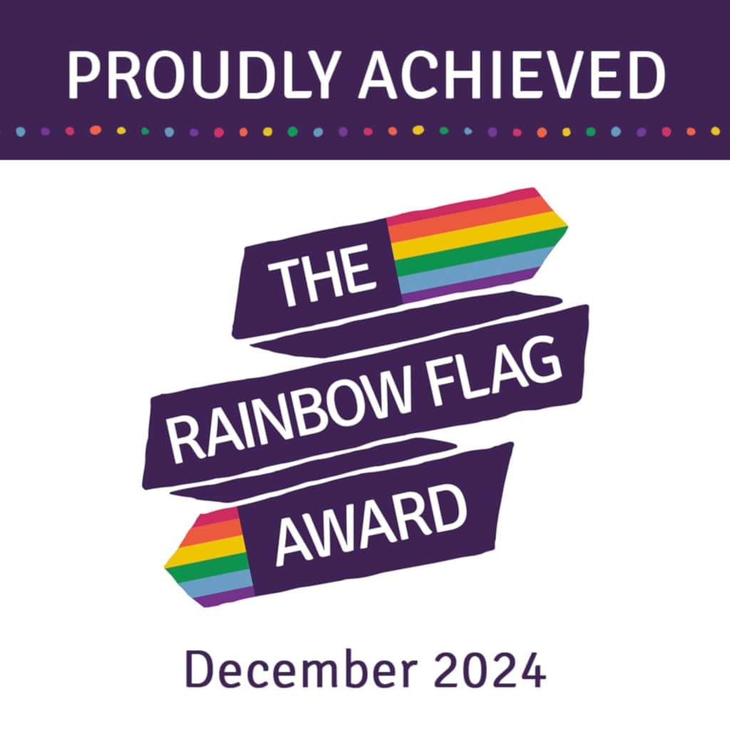 Proudly Achieved The Rainbow Flag Award December 2024